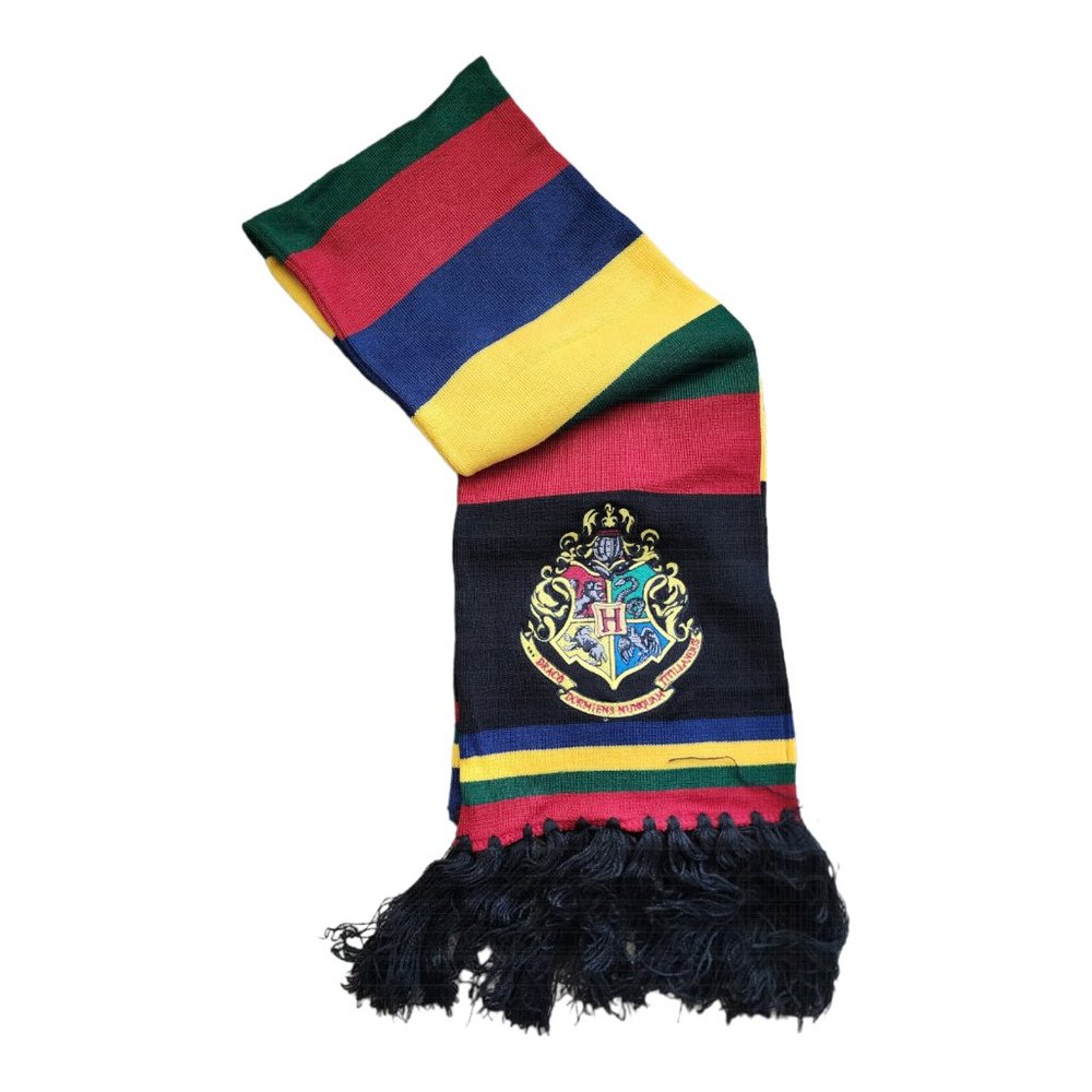 Universal Studios The Wizarding World Of Harry Potter Colorful Scarf - NEW w/Tag